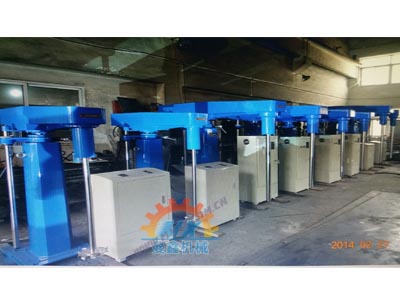 分散機完成，交付使用